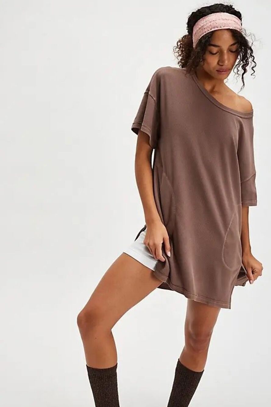 Intimately Free People Better Days Sleep Red Sz Small Tee
